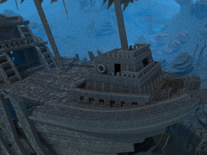 shipwreck 3D-Modell