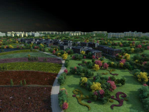 प्राचीन नगर 3D मॉडल