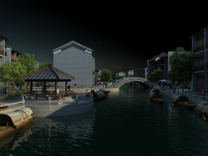 ancient town 3Dモデル