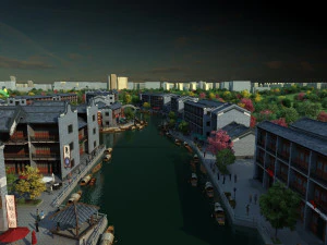 ancient town 3D Model