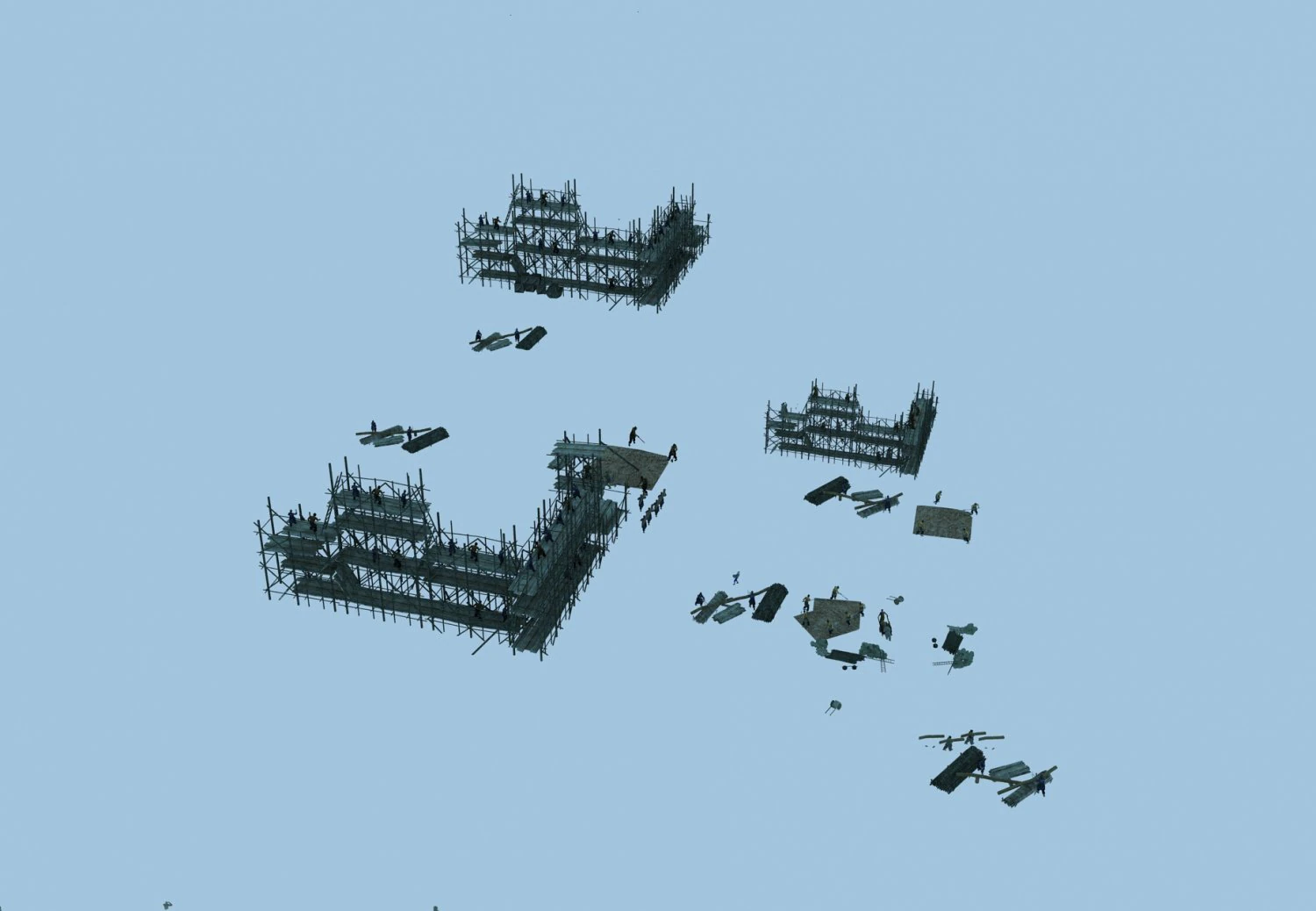construction site 3D Model .c4d .max .obj .3ds .fbx .stl .blend 