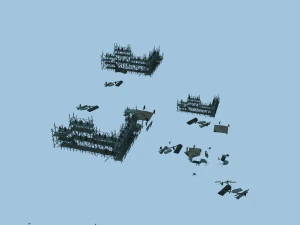 будівельний майданчик 3D Модель