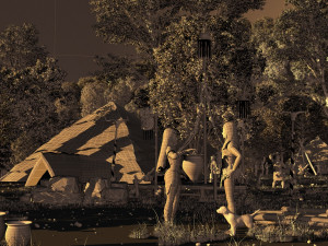 primitive tribe Modello 3D