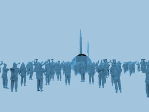 ancient crowd Modèle 3D