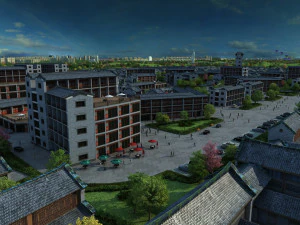 ancient town 3D Model