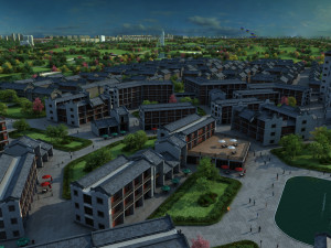ancient town 3D Model