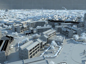 ancient town 3D Model