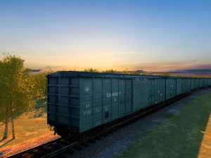 train Modello 3D