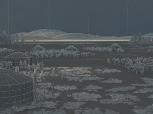 mongolian grassland 3D Модель