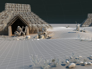 primitive tribe 3Dモデル
