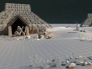 primitive tribe 3D Model