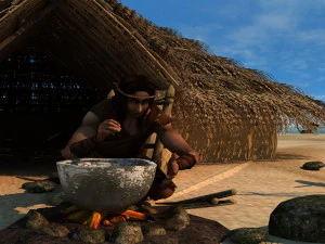 primitieve stam 3D Model