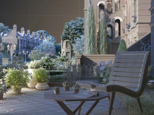 villa 3D Model