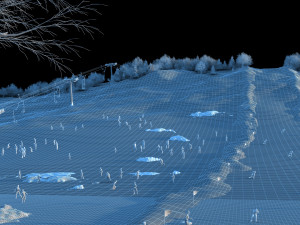 ski facility 3D Model