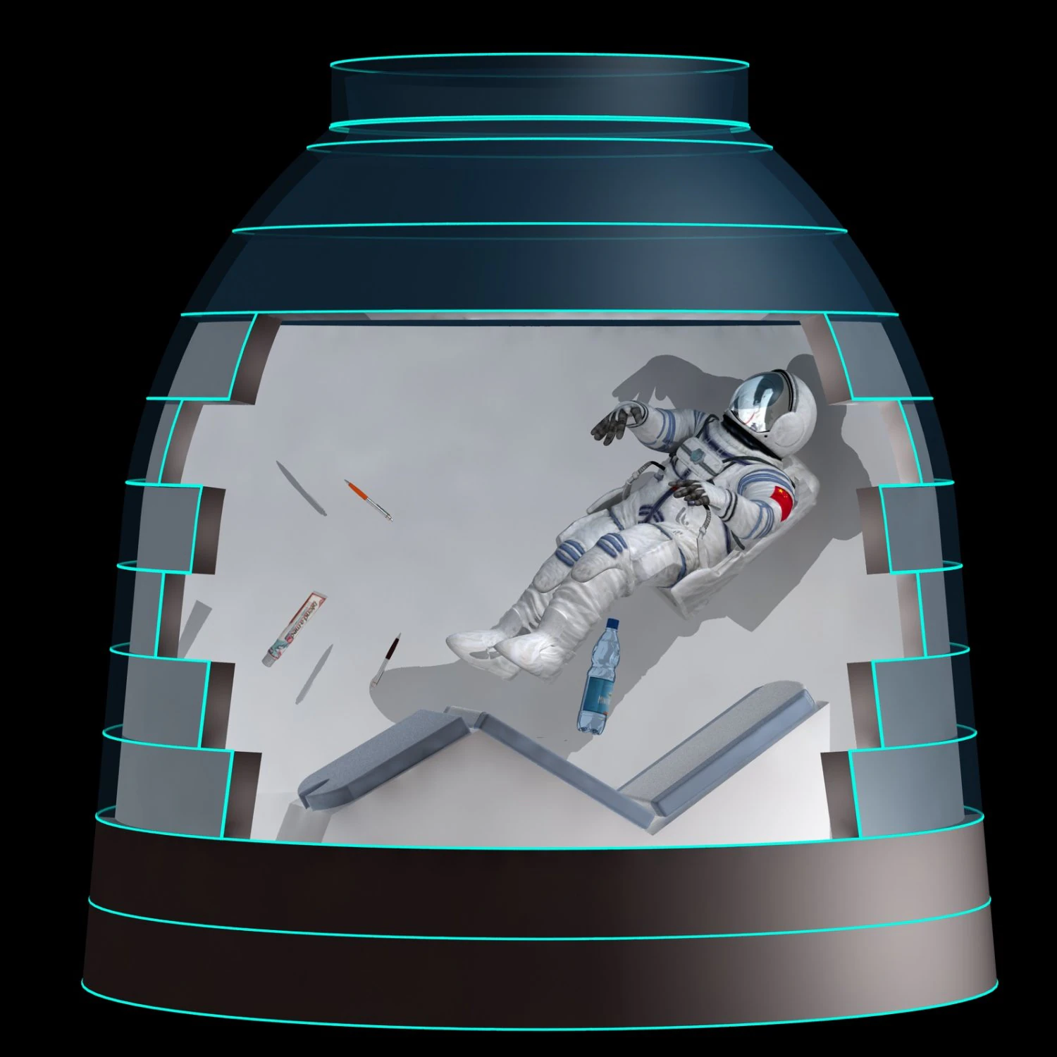 astronaut 3D Model .c4d .max .obj .3ds .fbx .stl .blend 