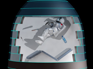 astronaut Modèle 3D