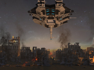spaceship 3D Model
