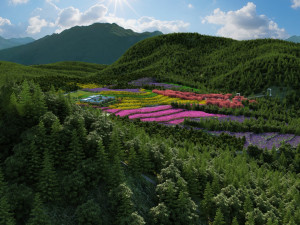flower valley 3D 모델