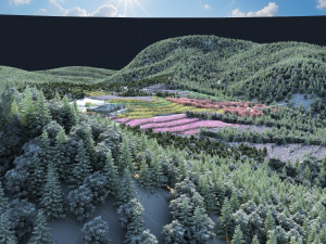 flower valley 3D 모델