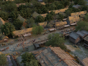 ancient village Model 3D