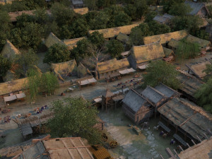 ancient village Modèle 3D