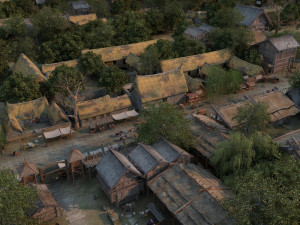 ancient village Modèle 3D