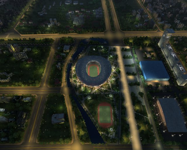 birds nest stadium Model 3D .c4d .max .obj .3ds .fbx .stl .blend 
