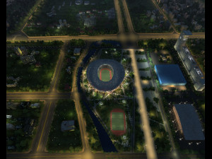 birds nest stadium Modelo 3D