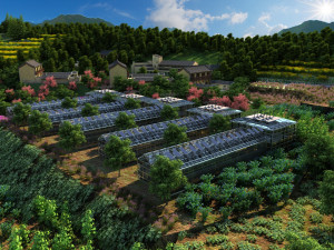 solar greenhouse 3D Model