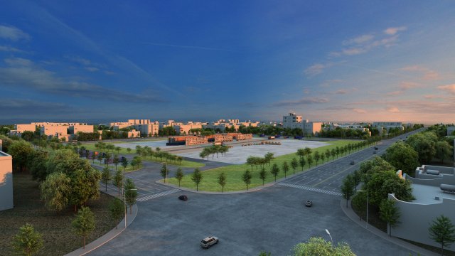 city building 3D Модель .c4d .max .obj .3ds .fbx .stl .blend 