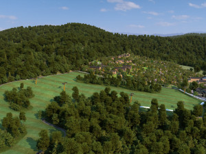 mountain village 3D Модель