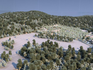 mountain village 3D Модель