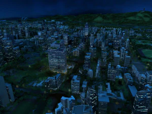 budowa miasta Model 3D