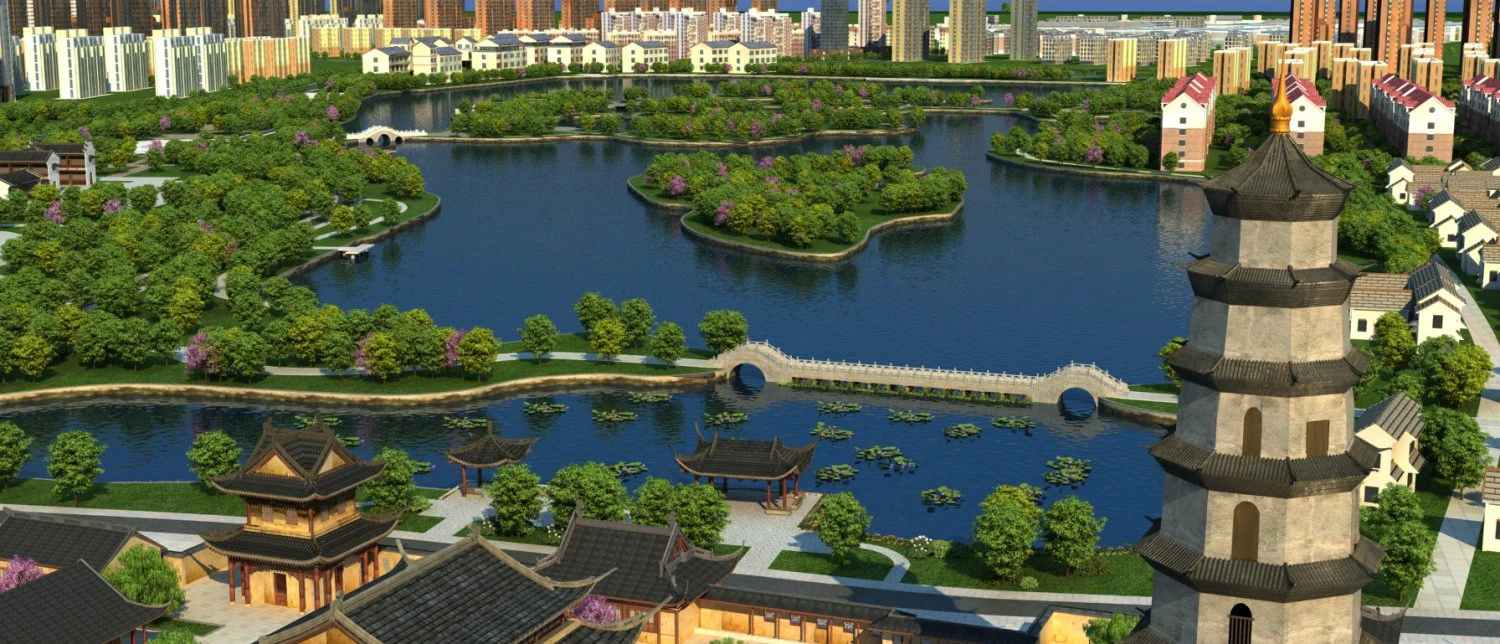 city park 3D Model .c4d .max .obj .3ds .fbx .stl .blend 