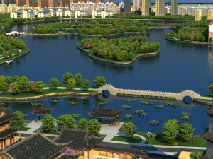 city park Modelo 3D