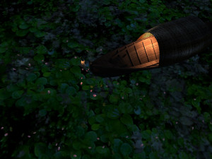 small wooden boat 3D Model