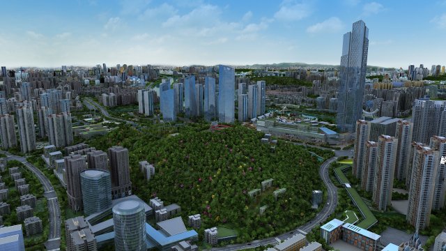 city park Modelo 3D .c4d .max .obj .3ds .fbx .stl .blend 