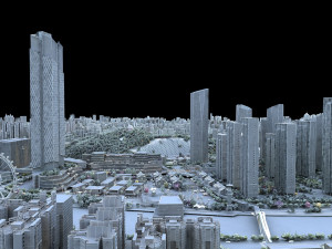 city park Modelo 3D