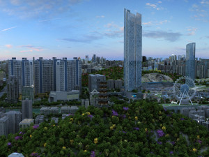 city park Model 3D