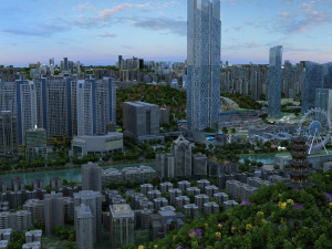 city park Model 3D