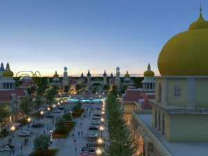 amusement park 3D 모델