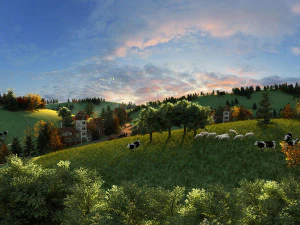pasture 3D Model