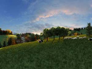 pasture 3D Model