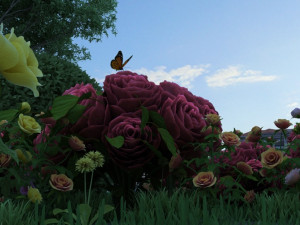 butterfly 3Dモデル
