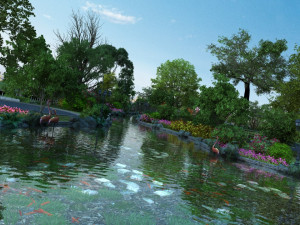 garden 3D Model