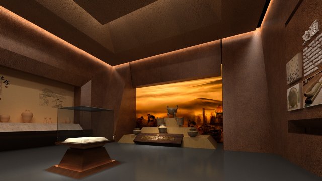 museum 3D 模型 .c4d .max .obj .3ds .fbx .stl .blend 