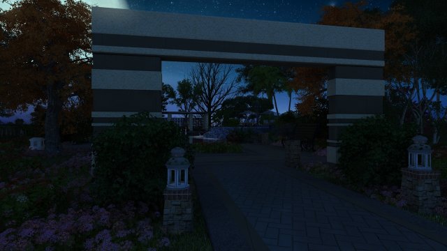 garden 3D Model .c4d .max .obj .3ds .fbx .stl .blend 