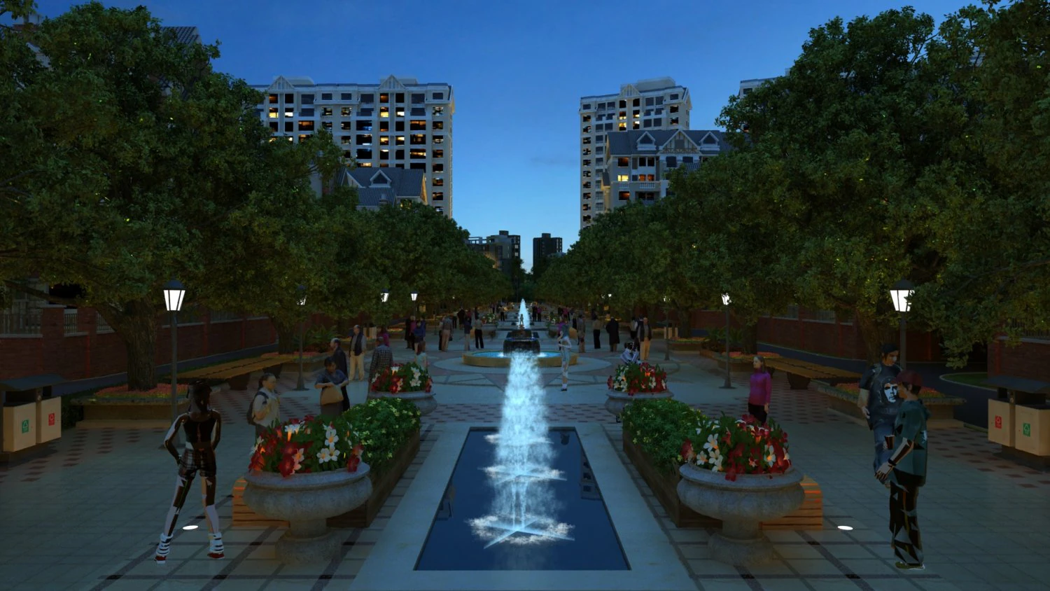 city building 3D Model .c4d .max .obj .3ds .fbx .stl .blend