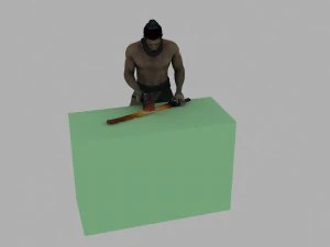 대장장이 3D 모델