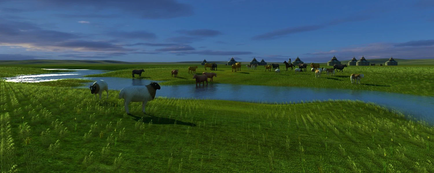 livestock herd 3D Model .c4d .max .obj .3ds .fbx .stl .blend